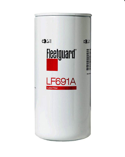 Fleetguard LF691A Oil Filter Cellulose SpinOn