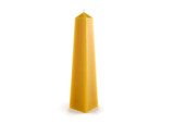 Beeswax Obelisk Pillar Candle in Natural