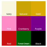 6" Beeswax Hollow Taper Candles Color Swatch