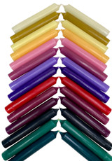 6" Beeswax Tapers - Set of 2