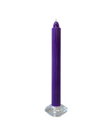 Beeswax Single Hollow Fluted Advent Taper Candle