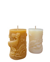 Natural and Ivory Whale Watching Pillars