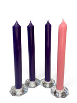 Solid Beeswax Advent Set, Hand-carved tip