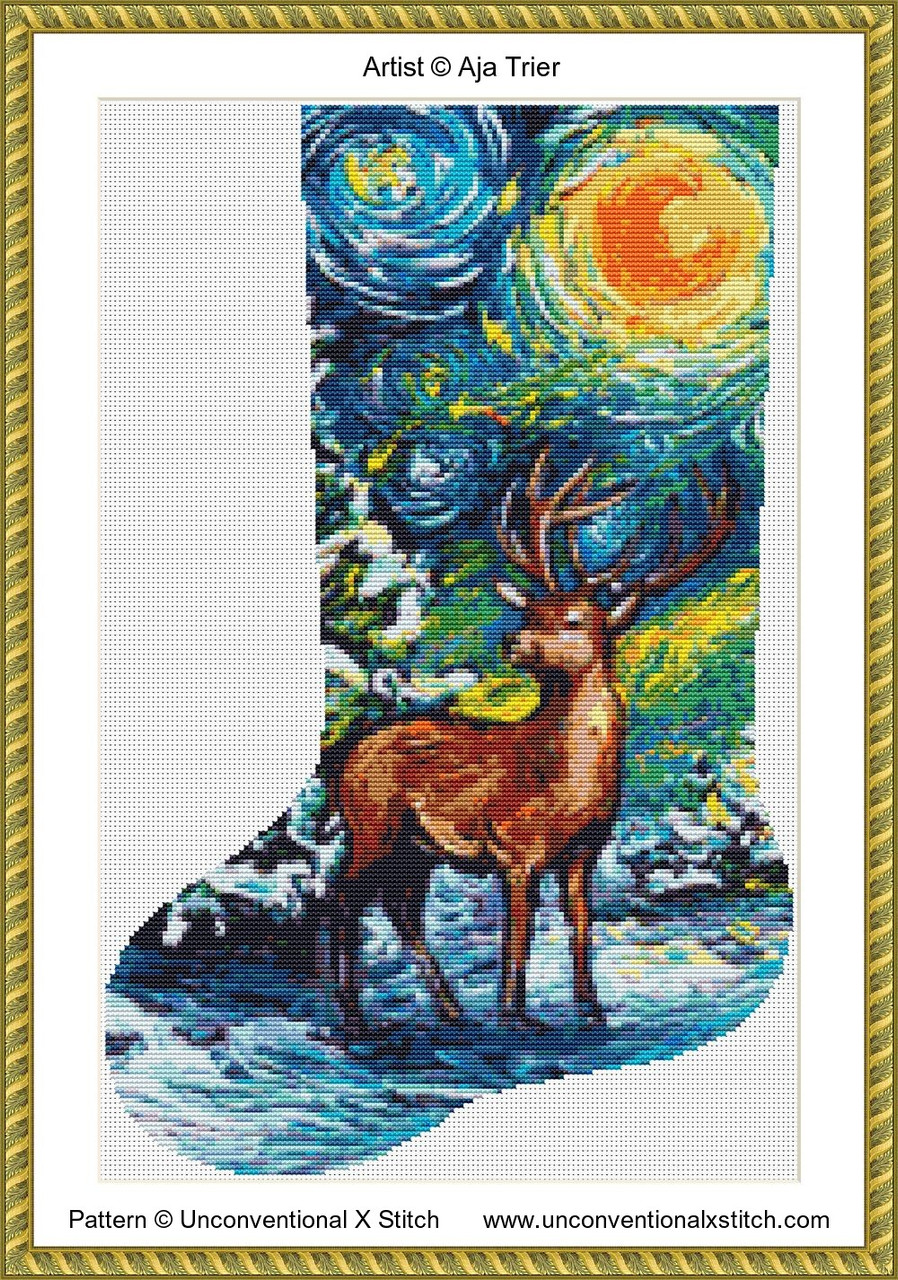 to All A Good Night Stocking Cross Stitch Leaflet