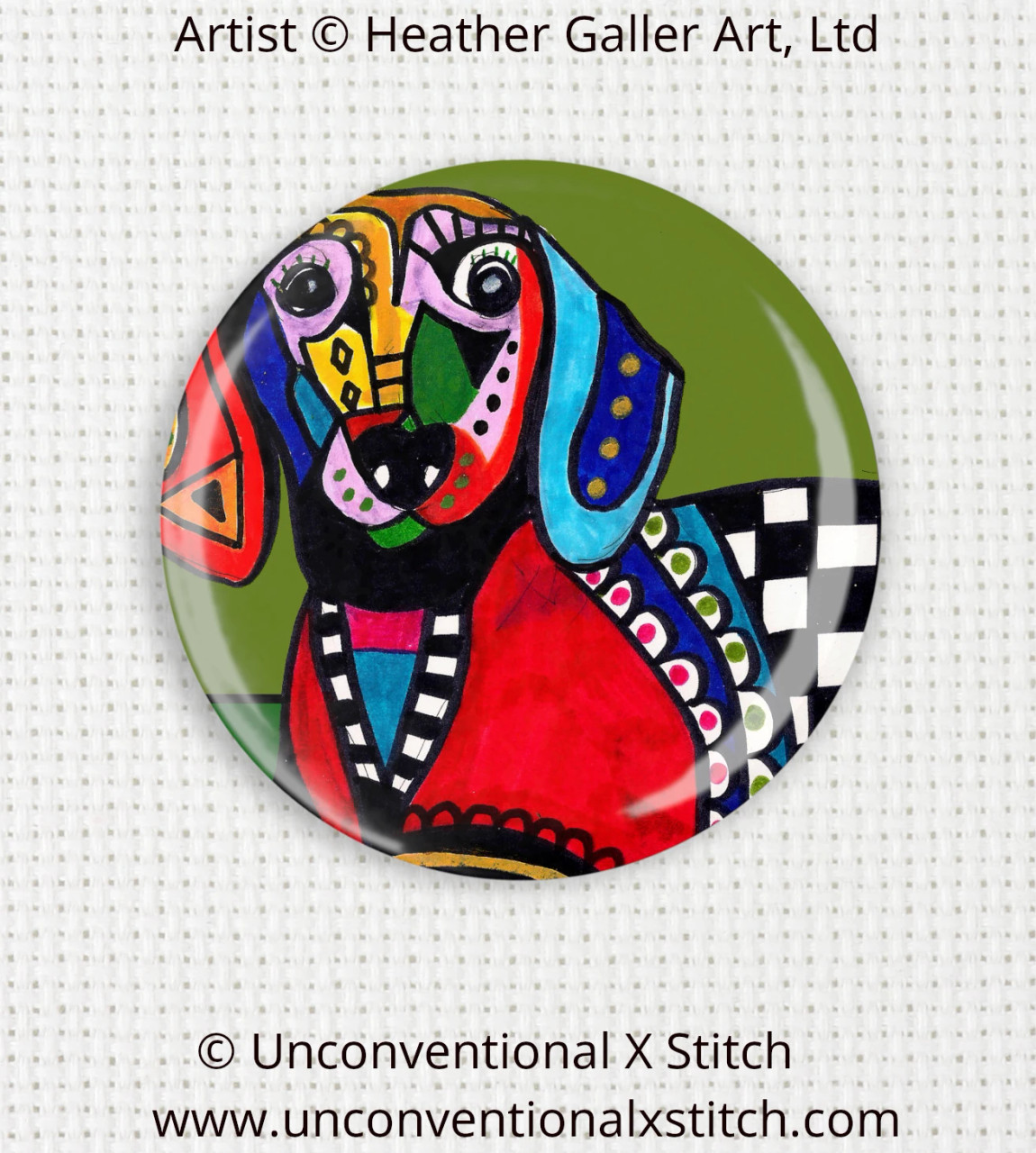 Dachshunds needle minder Unconventional X Stitch