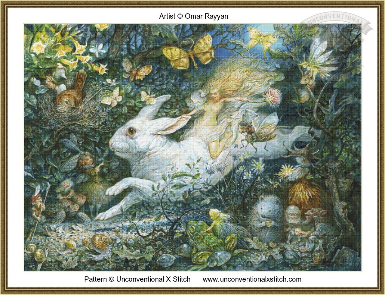 Run Rabbit Rune Lead Sheet Run Rabbit Run cross stitch pattern | Unconventional X Stitch