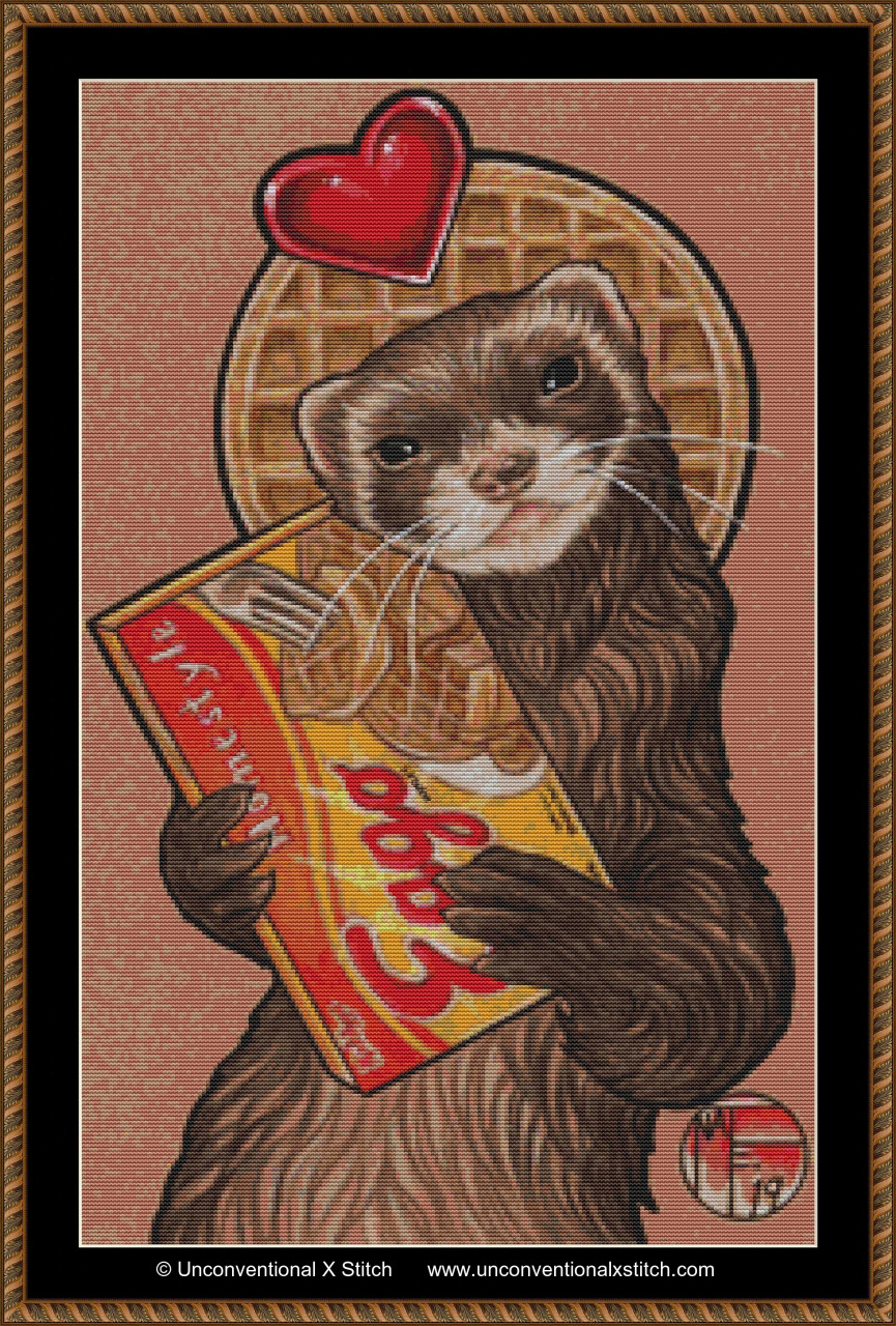Ferret Counted Cross Stitch Pattern, XStitch PDF Pattern Download, How To  Cross-Stitch Instructions Included with Chart