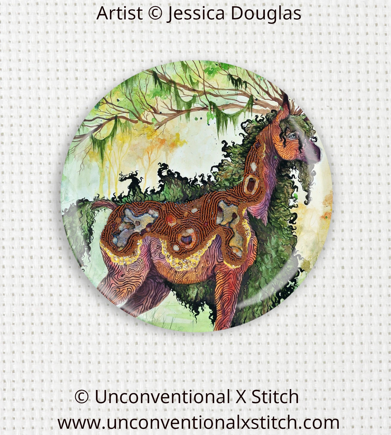 Forest Guardian needle minder Unconventional X Stitch