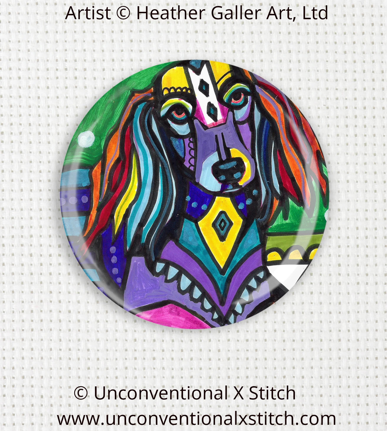 Dachshunds needle minder Unconventional X Stitch