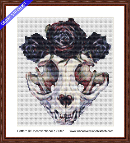 A Celebration of the Departed Mini cross stitch kit 28ct Plain  - READY TO SEND