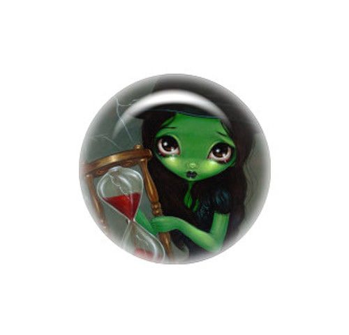 Wicked Witch and her Hourglass needle minder  Jasmine Becket-Griffith