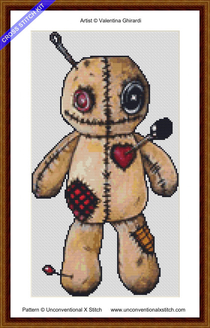 Voodoo Doll cross stitch kit