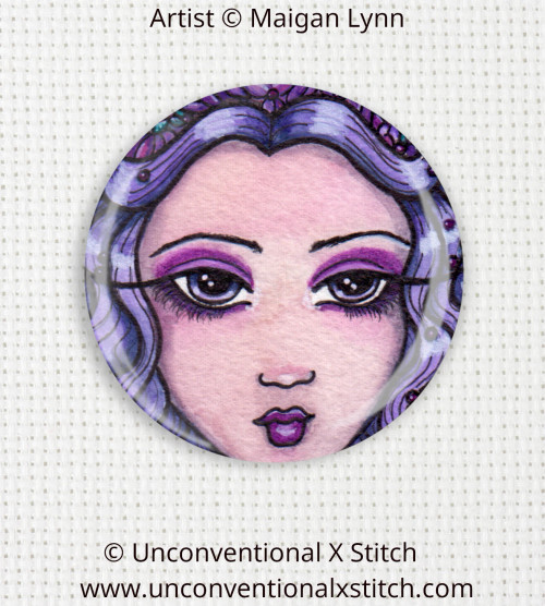 Butterfly Beauties Purple Emperor needle minder - Maigan Lynn