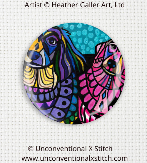 Dachshunds 26 needle minder - Heather Galler Art, Ltd