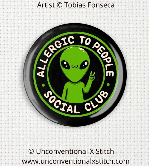 Allergic to People Social Club needle minder - Tobias Fonseca