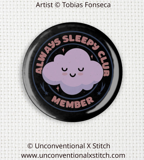 Always Sleepy Club Member needle minder - Tobias Fonseca