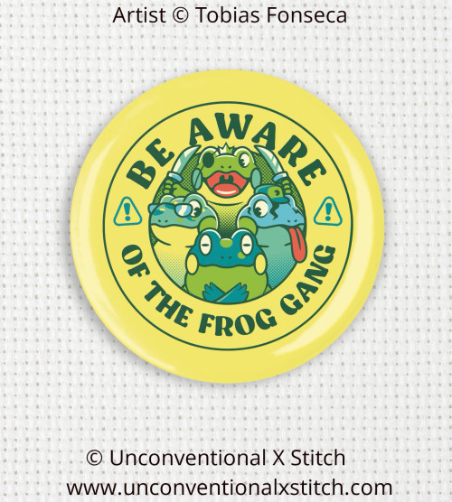 Be Aware of the Frog Gang needle minder - Tobias Fonseca