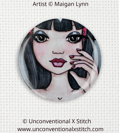 Rockabilly Rose needle minder - Maigan Lynn