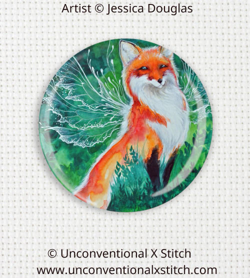 Red Fairy Fox needle minder - Jessica Douglas