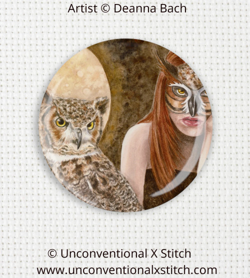 Kindreds Owl needle minder - Deanna Bach