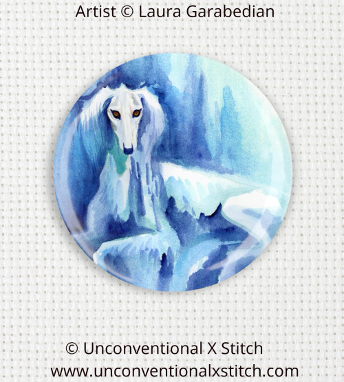 Distant Eyes needle minder - Laura Garabedian