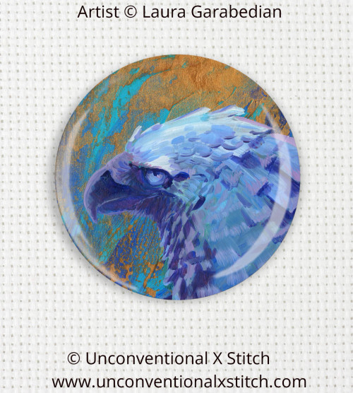 Feathered Royalty needle minder - Laura Garabedian