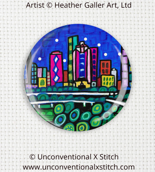 Houston needle minder - Heather Galler Art, Ltd