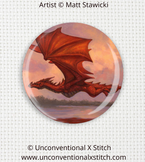 Coastal Red Dragon needle minder - Matt Stawicki