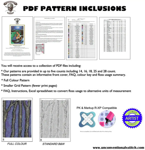 Euuli cross stitch pattern