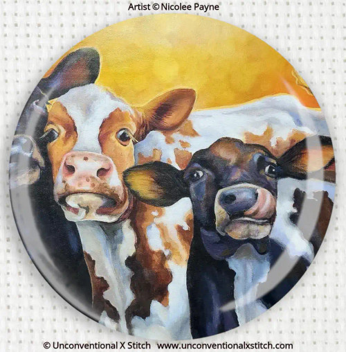 Trouble in the Pasture needle minder - Nicolee Payne