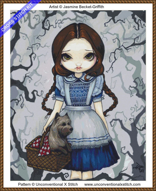 Dorothy and Toto cross stitch kit