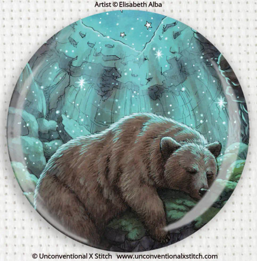 Everyday Witch's Familiars - The Bear needle minder - Elisabeth Alba