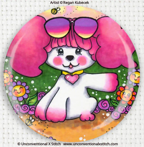 Lovely Little Poochie needle minder - Regan Kubecek
