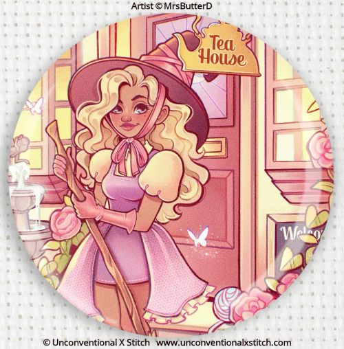 Witch's Tea House needle minder - MrsButterD