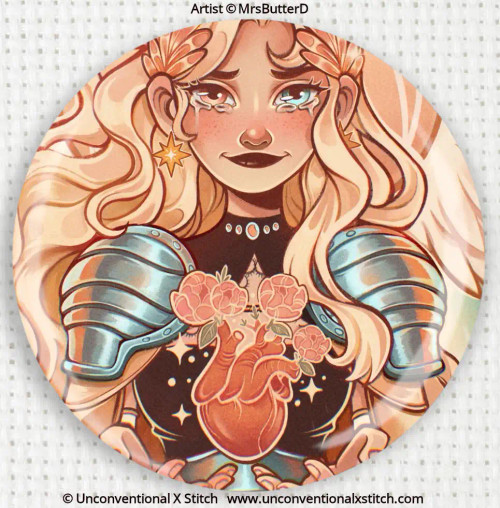 The Knights Heart needle minder - MrsButterD