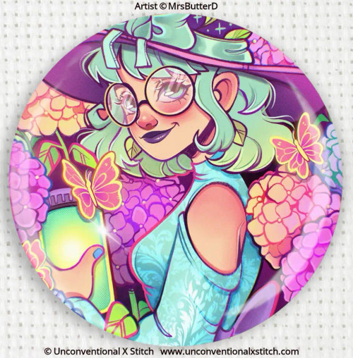 Olivia's Hydrangeas needle minder - MrsButterD