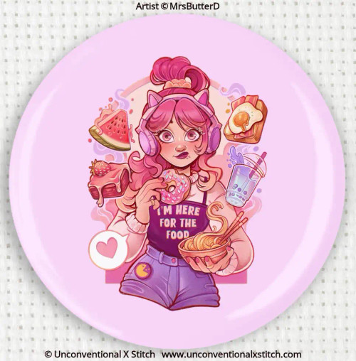 I'm Here for the Food needle minder - MrsButterD