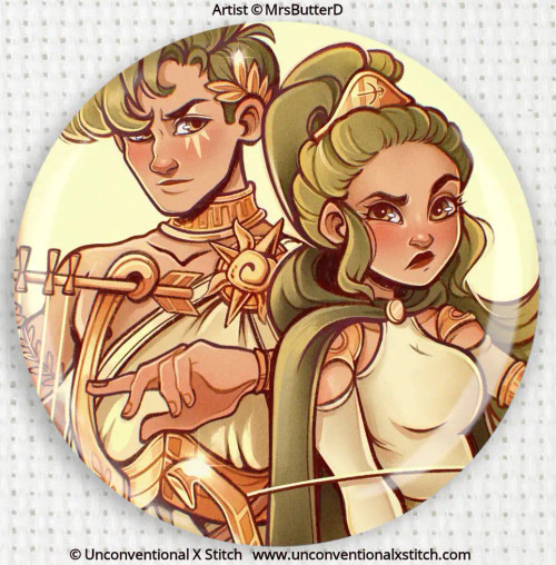 Artemis and Apollo needle minder - MrsButterD
