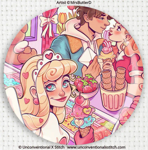 Cupid's Ice Cream Shop needle minder - MrsButterD