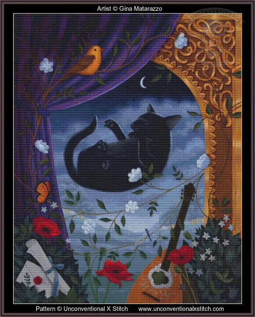 Enchanted Dreams (M1808D) cross stitch pattern