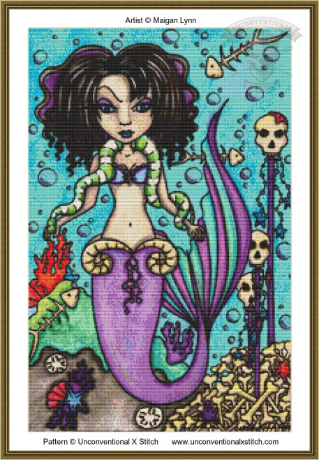 Una cross stitch pattern