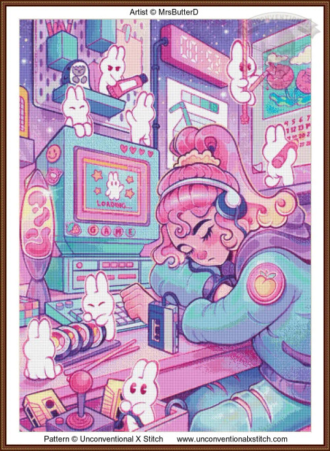 Loading... cross stitch pattern Loading... cross stitch pattern