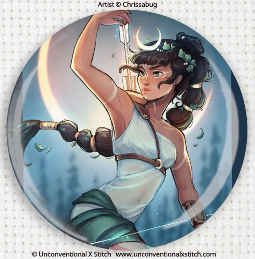 Artemis Goddess of the Hunt needle minder - Chrissabug