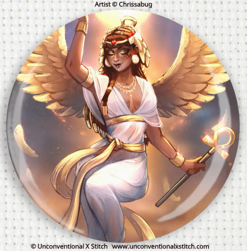 Aset Goddess of Magic and Healing needle minder - Chrissabug
