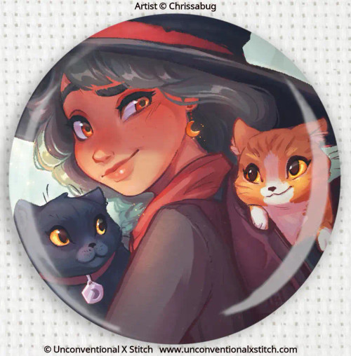 Feline Familiars needle minder - Chrissabug