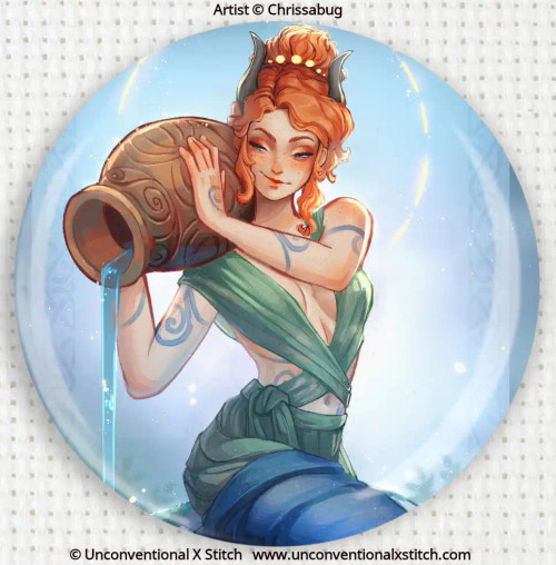 Goddess of Healing Waters needle minder - Chrissabug