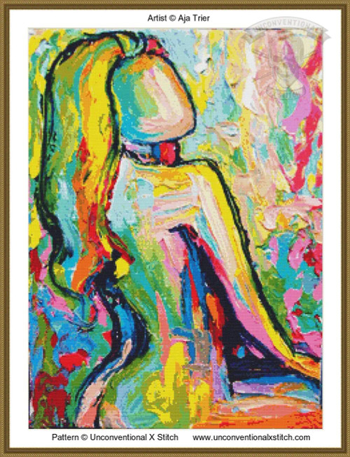 Femme 207 cross stitch pattern