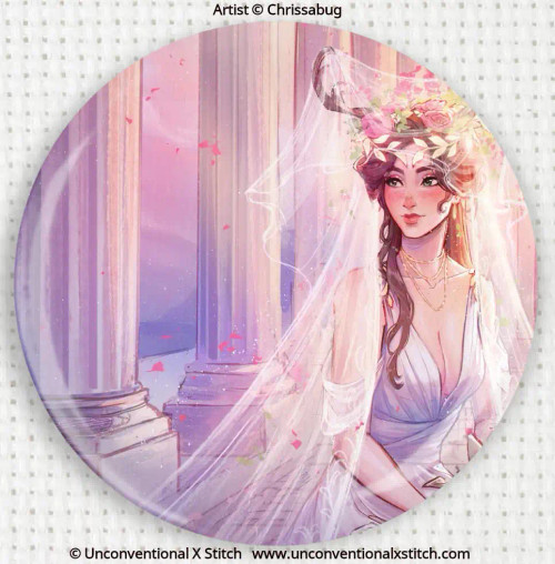Persephone Spring Bride needle minder - Chrissabug