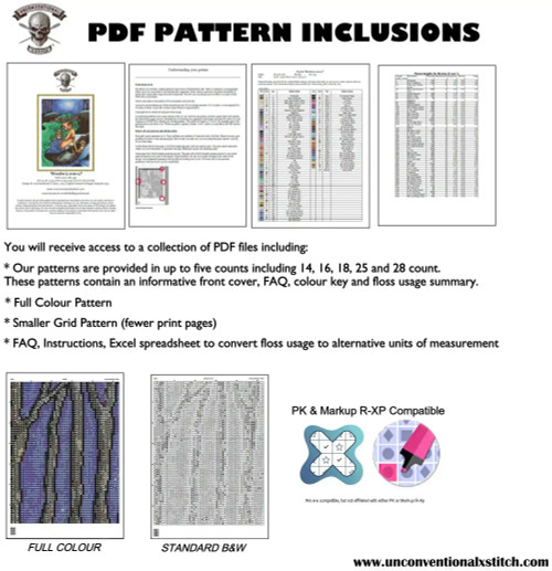 Plate 89 cross stitch pattern