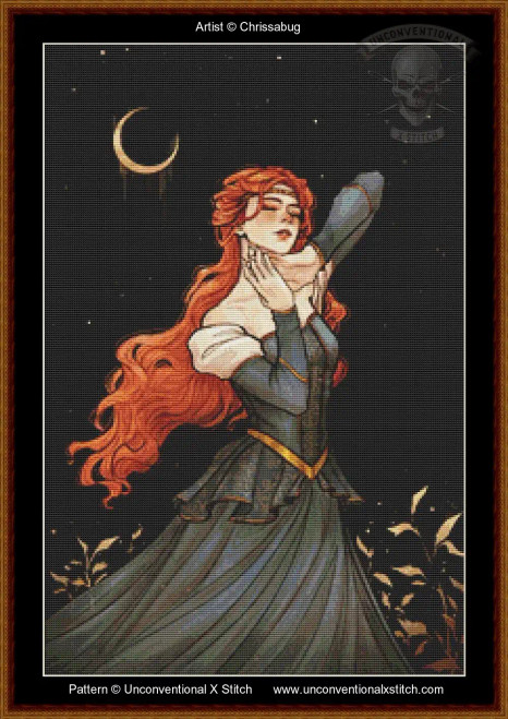 Breath of Night MINIATURE EDITION cross stitch pattern